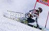 Third after first run, Denise Karbon of Italy skiing during first run of Women giant slalom Audi FIS Ski World Cup 2008-09 opening race. First race of Women Audi FIS Ski World Cup season 2008-09 was held on Saturday, 25th of October 2008 in Soelden, Austria.
