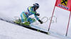 Marusa Ferk of Slovenia skiing during first run of Women giant slalom Audi FIS Ski World Cup 2008-09 opening race. First race of Women Audi FIS Ski World Cup season 2008-09 was held on Saturday, 25th of October 2008 in Soelden, Austria.

