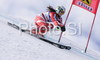 Sanni Leinonen of Finland skiing during first run of Women giant slalom Audi FIS Ski World Cup 2008-09 opening race. First race of Women Audi FIS Ski World Cup season 2008-09 was held on Saturday, 25th of October 2008 in Soelden, Austria.
