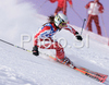 Sanni Leinonen of Finland skiing during first run of Women giant slalom Audi FIS Ski World Cup 2008-09 opening race. First race of Women Audi FIS Ski World Cup season 2008-09 was held on Saturday, 25th of October 2008 in Soelden, Austria.
