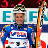 Maria Pietilae-Holmner of Sweden reacts in finish of first run of Women giant slalom Audi FIS Ski World Cup 2008-09 opening race. First race of Women Audi FIS Ski World Cup season 2008-09 was held on Saturday, 25th of October 2008 in Soelden, Austria.
