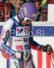 Ingrid Jacquemod of France reacts in finish of second run of Women giant slalom Audi FIS Ski World Cup 2008-09 opening race. First race of Women Audi FIS Ski World Cup season 2008-09 was held on Saturday, 25th of October 2008 in Soelden, Austria.
