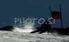 Niklas Rainer of Sweden skiing during first run of Men giant slalom Audi FIS Ski World Cup 2008-09 opening race. First race of Men Audi FIS Ski World Cup season 2008-09 was held on Sunday, 26th of October 2008 in Soelden, Austria.
