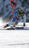 Carlo Janka of Switzerland skiing during first run of Men giant slalom Audi FIS Ski World Cup 2008-09 opening race. First race of Men Audi FIS Ski World Cup season 2008-09 was held on Sunday, 26th of October 2008 in Soelden, Austria.
