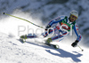 Raphael Burtin of France skiing during first run of Men giant slalom Audi FIS Ski World Cup 2008-09 opening race. First race of Men Audi FIS Ski World Cup season 2008-09 was held on Sunday, 26th of October 2008 in Soelden, Austria.
