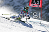 Raphael Burtin of France skiing during first run of Men giant slalom Audi FIS Ski World Cup 2008-09 opening race. First race of Men Audi FIS Ski World Cup season 2008-09 was held on Sunday, 26th of October 2008 in Soelden, Austria.
