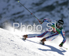 Gauthier De Tessieres of France skiing during first run of Men giant slalom Audi FIS Ski World Cup 2008-09 opening race. First race of Men Audi FIS Ski World Cup season 2008-09 was held on Sunday, 26th of October 2008 in Soelden, Austria.
