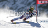 Thomas Mermillod Blondin of France skiing during first run of Men giant slalom Audi FIS Ski World Cup 2008-09 opening race. First race of Men Audi FIS Ski World Cup season 2008-09 was held on Sunday, 26th of October 2008 in Soelden, Austria.
