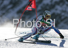 Steve Missillier of France skiing during first run of Men giant slalom Audi FIS Ski World Cup 2008-09 opening race. First race of Men Audi FIS Ski World Cup season 2008-09 was held on Sunday, 26th of October 2008 in Soelden, Austria.
