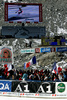 Thomas Fanara of France reacts in finish of second run of Men giant slalom Audi FIS Ski World Cup 2008-09 opening race. First race of Men Audi FIS Ski World Cup season 2008-09 was held on Sunday, 26th of October 2008 in Soelden, Austria.
