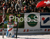 Second placed Didier Cuche of Switzerland reacts in finish of second run of Men giant slalom Audi FIS Ski World Cup 2008-09 opening race. First race of Men Audi FIS Ski World Cup season 2008-09 was held on Sunday, 26th of October 2008 in Soelden, Austria.
