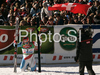 Second placed Didier Cuche of Switzerland reacts in finish of second run of Men giant slalom Audi FIS Ski World Cup 2008-09 opening race. First race of Men Audi FIS Ski World Cup season 2008-09 was held on Sunday, 26th of October 2008 in Soelden, Austria.
