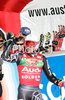Third placed Ted Ligety of USA reacts in finish of second run of Men giant slalom Audi FIS Ski World Cup 2008-09 opening race. First race of Men Audi FIS Ski World Cup season 2008-09 was held on Sunday, 26th of October 2008 in Soelden, Austria.
