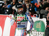 Gauthier De Tessieres of France reacts in finish of second run of Men giant slalom Audi FIS Ski World Cup 2008-09 opening race. First race of Men Audi FIS Ski World Cup season 2008-09 was held on Sunday, 26th of October 2008 in Soelden, Austria.
