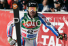 Gauthier De Tessieres of France reacts in finish of second run of Men giant slalom Audi FIS Ski World Cup 2008-09 opening race. First race of Men Audi FIS Ski World Cup season 2008-09 was held on Sunday, 26th of October 2008 in Soelden, Austria.
