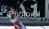 Philipp Schoerghofer of Austria reacts in finish of second run of Men giant slalom Audi FIS Ski World Cup 2008-09 opening race. First race of Men Audi FIS Ski World Cup season 2008-09 was held on Sunday, 26th of October 2008 in Soelden, Austria.
