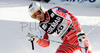Marcus Sandell of Finland reacts in finish of second run of Alta Badia Men giant slalom race of Audi FIS Ski World Cup 2008-09. Giant slalom race of Men Audi FIS Ski World Cup 2008-09 was traditionally held on Gran Risa course in Alta Badia, Italy, on Sunday, 21st of December 2008.
