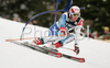 Sixth after first run Carlo Janka of Switzerland skiing in first run of Alta Badia Men giant slalom race of Audi FIS Ski World Cup 2008-09. Giant slalom race of Men Audi FIS Ski World Cup 2008-09 was traditionally held on Gran Risa course in Alta Badia, Italy, on Sunday, 21st of December 2008.
