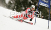 Jukka Leino of Finland skiing in first run of Alta Badia Men giant slalom race of Audi FIS Ski World Cup 2008-09. Giant slalom race of Men Audi FIS Ski World Cup 2008-09 was traditionally held on Gran Risa course in Alta Badia, Italy, on Sunday, 21st of December 2008.
