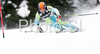 Bernard Vajdic of Slovenia skiing in first run of Alta Badia Men giant slalom race of Audi FIS Ski World Cup 2008-09. Giant slalom race of Men Audi FIS Ski World Cup 2008-09 was traditionally held on Gran Risa course in Alta Badia, Italy, on Sunday, 21st of December 2008.

