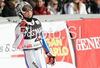 Thomas Fanara of France reacts in finish of second run of Alta Badia Men giant slalom race of Audi FIS Ski World Cup 2008-09. Giant slalom race of Men Audi FIS Ski World Cup 2008-09 was traditionally held on Gran Risa course in Alta Badia, Italy, on Sunday, 21st of December 2008.
