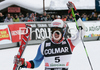 Winner Daniel Albrecht of Switzerland reacts in finish of second run of Alta Badia Men giant slalom race of Audi FIS Ski World Cup 2008-09. Giant slalom race of Men Audi FIS Ski World Cup 2008-09 was traditionally held on Gran Risa course in Alta Badia, Italy, on Sunday, 21st of December 2008.
