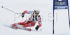 Jukka Leino of Finland skiing in second run of Alta Badia Men giant slalom race of Audi FIS Ski World Cup 2008-09. Giant slalom race of Men Audi FIS Ski World Cup 2008-09 was traditionally held on Gran Risa course in Alta Badia, Italy, on Sunday, 21st of December 2008.
