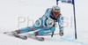 Eight placed Aksel Lund Svindal of Norway skiing in second run of Alta Badia Men giant slalom race of Audi FIS Ski World Cup 2008-09. Giant slalom race of Men Audi FIS Ski World Cup 2008-09 was traditionally held on Gran Risa course in Alta Badia, Italy, on Sunday, 21st of December 2008.
