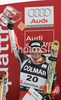 Second placed Ivica Kostelic of Croatia celebrates his medal won in Alta Badia Men giant slalom race of Audi FIS Ski World Cup 2008-09. Giant slalom race of Men Audi FIS Ski World Cup 2008-09 was traditionally held on Gran Risa course in Alta Badia, Italy, on Sunday, 21st of December 2008.
