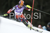 Leader after first run, Ivica kostelic of Croatia clears a gate during the mens alpine ski World Cup Slalom race in Alta Badia, Italy, Monday, December 22, 2008.
