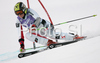 Third after first run Nicole Hosp of Austria skiing in first run of Semmering women giant slalom race of Audi FIS Ski World Cup 2008-09. Giant slalom race of Women Audi FIS Ski World Cup 2008-09 was held Semmering, Austria, on Sunday, 28th of December 2008.
