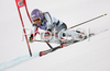 Michaela Kirchgasser of Austria skiing in first run of Semmering women giant slalom race of Audi FIS Ski World Cup 2008-09. Giant slalom race of Women Audi FIS Ski World Cup 2008-09 was held Semmering, Austria, on Sunday, 28th of December 2008.
