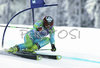 Vanja Brodnik of Slovenia skiing in first run of Semmering women giant slalom race of Audi FIS Ski World Cup 2008-09. Giant slalom race of Women Audi FIS Ski World Cup 2008-09 was held Semmering, Austria, on Sunday, 28th of December 2008.
