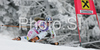 Eight placed Lindsey Vonn of USA skiing in second run of Semmering women giant slalom race of Audi FIS Ski World Cup 2008-09. Giant slalom race of Women Audi FIS Ski World Cup 2008-09 was held Semmering, Austria, on Sunday, 28th of December 2008.
