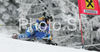 Fourth placed Anja Paerson of Sweden skiing in second run of Semmering women giant slalom race of Audi FIS Ski World Cup 2008-09. Giant slalom race of Women Audi FIS Ski World Cup 2008-09 was held Semmering, Austria, on Sunday, 28th of December 2008.
