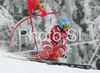 Tanja Poutiainen of Finland skiing in second run of Semmering women giant slalom race of Audi FIS Ski World Cup 2008-09. Giant slalom race of Women Audi FIS Ski World Cup 2008-09 was held Semmering, Austria, on Sunday, 28th of December 2008.
