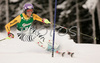 Leader after first run Maria Riesch of Germany skiing in first run of Semmering women slalom race of Audi FIS Ski World Cup 2008-09. Slalom race of Women Audi FIS Ski World Cup 2008-09 was held Semmering, Austria, on Monday, 29th of December 2008.
