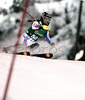 Marion Bertrand of France skiing in first run of Semmering women slalom race of Audi FIS Ski World Cup 2008-09. Slalom race of Women Audi FIS Ski World Cup 2008-09 was held Semmering, Austria, on Monday, 29th of December 2008.
