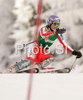 Fourth placed after first run Sarka Zahrobska of Czech skiing in first run of Semmering women slalom race of Audi FIS Ski World Cup 2008-09. Slalom race of Women Audi FIS Ski World Cup 2008-09 was held Semmering, Austria, on Monday, 29th of December 2008.
