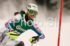 Sandrine Aubert of France skiing in first run of Semmering women slalom race of Audi FIS Ski World Cup 2008-09. Slalom race of Women Audi FIS Ski World Cup 2008-09 was held Semmering, Austria, on Monday, 29th of December 2008.
