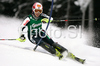 Seventh placed after first run, Nicole Gius of Italy skiing in first run of Semmering women slalom race of Audi FIS Ski World Cup 2008-09. Slalom race of Women Audi FIS Ski World Cup 2008-09 was held Semmering, Austria, on Monday, 29th of December 2008.
