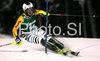 Anja Blieninger of Germany skiing in first run of Semmering women slalom race of Audi FIS Ski World Cup 2008-09. Slalom race of Women Audi FIS Ski World Cup 2008-09 was held Semmering, Austria, on Monday, 29th of December 2008.
