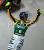 Winner Maria Riesch of Germany reacts in finish of second run of Semmering women slalom race of Audi FIS Ski World Cup 2008-09. Slalom race of Women Audi FIS Ski World Cup 2008-09 was held Semmering, Austria, on Monday, 29th of December 2008.
