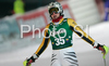 Katharina Duerr of Germany reacts in finish of second run of Semmering women slalom race of Audi FIS Ski World Cup 2008-09. Slalom race of Women Audi FIS Ski World Cup 2008-09 was held Semmering, Austria, on Monday, 29th of December 2008.
