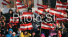 Spectators in finish of second run of Semmering women slalom race of Audi FIS Ski World Cup 2008-09. Slalom race of Women Audi FIS Ski World Cup 2008-09 was held Semmering, Austria, on Monday, 29th of December 2008.
