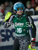 Julia Mancuso of USA reacts in finish of second run of Semmering women slalom race of Audi FIS Ski World Cup 2008-09. Slalom race of Women Audi FIS Ski World Cup 2008-09 was held Semmering, Austria, on Monday, 29th of December 2008.
