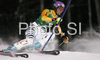 Winner Maria Riesch of Germany skiing in second run of Semmering women slalom race of Audi FIS Ski World Cup 2008-09. Slalom race of Women Audi FIS Ski World Cup 2008-09 was held Semmering, Austria, on Monday, 29th of December 2008.
