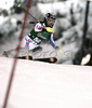 Marion Bertrand of France skiing in first run of Semmering women slalom race of Audi FIS Ski World Cup 2008-09. Slalom race of Women Audi FIS Ski World Cup 2008-09 was held Semmering, Austria, on Monday, 29th of December 2008.
