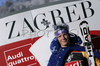 Winner Maria Riesch of Germany celebrates her medal won in Zagreb women slalom race of Audi FIS Ski World Cup 2008-09. Slalom race of Women Audi FIS Ski World Cup 2008-09 was held Zagreb, Croatia, on Sunday, 4th of January 2009.
