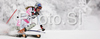 Lindsey Vonn of USA skiing in first run of Zagreb women slalom race of Audi FIS Ski World Cup 2008-09. Slalom race of Women Audi FIS Ski World Cup 2008-09 was held Zagreb, Croatia, on Sunday, 4th of January 2009.
